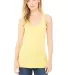 BELLA 8430 Womens Tri-blend Racerback Tank in Yllw gld trblnd front view