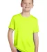 Sport Tek YST450 Sport-Tek Youth PosiCharge Compet Neon Yellow front view