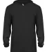 Badger Sportswear 2105 B-Core Long Sleeve Youth Ho in Black front view