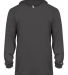 Badger Sportswear 2105 B-Core Long Sleeve Youth Ho Graphite front view