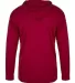 Badger Sportswear 2105 B-Core Long Sleeve Youth Ho in Red back view