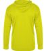 Badger Sportswear 2105 B-Core Long Sleeve Youth Ho in Safety yellow back view