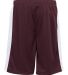 Badger Sportswear 2241 Pro Mesh Youth Challenger S Maroon/ White back view