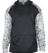 Badger Sportswear 2462 Sport Blend Youth Hood Black/ Black Blend front view