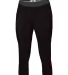 Badger Sportswear 2611 Calf Length Youth Compressi Black front view