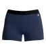 Badger Sportswear 2629 Girls Pro-Compression Short Navy front view
