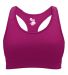 Badger Sportswear 2636 B-Sport Girls Bra Top Hot Pink front view