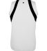 Badger Sportswear 2661 Aero Youth Singlet White/ Black back view