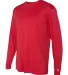 Badger Sportswear 4004 Ultimate SoftLock™ Long S Red side view