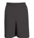 Badger Sportswear 4138 Money Mesh Pocketed Shorts Graphite front view