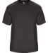 Badger Sportswear 4170 Vent Back Tee in Graphite front view