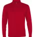 Badger Sportswear 4280 Quarter-Zip Lightweight Pul Red front view