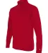 Badger Sportswear 4280 Quarter-Zip Lightweight Pul Red side view