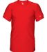 Badger Sportswear 4521 Battle Short Sleeve T-Shirt Red front view