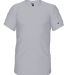 Badger Sportswear 4521 Battle Short Sleeve T-Shirt Silver front view
