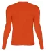 Badger Sportswear 4605 Pro-Compression Long Sleeve in Burnt orange back view