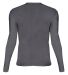 Badger Sportswear 4605 Pro-Compression Long Sleeve Graphite back view