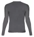Badger Sportswear 4605 Pro-Compression Long Sleeve in Graphite back view