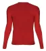 Badger Sportswear 4605 Pro-Compression Long Sleeve in Red back view