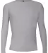 Badger Sportswear 4605 Pro-Compression Long Sleeve in Silver front view