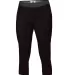 Badger Sportswear 4611 Calf Length Compression Tig Black front view