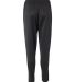 Badger Sportswear 1575 Unbrushed Poly Trainer Pant Black back view