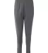 Badger Sportswear 1575 Unbrushed Poly Trainer Pant Graphite front view