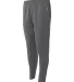 Badger Sportswear 1575 Unbrushed Poly Trainer Pant Graphite side view