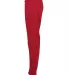 Badger Sportswear 1575 Unbrushed Poly Trainer Pant Red side view