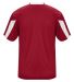 Badger Sportswear 2176 Striker Youth Tee Red/ White back view