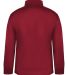 Badger Sportswear 2480 Youth Quarter Zip Poly Flee Red back view
