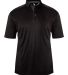 Badger Sportswear 4040 Ultimate SoftLock™ Polo Black/ Graphite front view