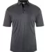 Badger Sportswear 4040 Ultimate SoftLock™ Polo Graphite/ Black front view