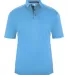Badger Sportswear 4040 Ultimate SoftLock™ Polo Columbia Blue/ Graphite front view