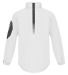 Badger Sportswear 7641 Sideline Long Sleeve Pullov White/ Graphite back view
