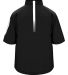 Badger Sportswear 7642 Sideline Short Sleeve Pullo Black/ White back view