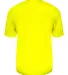 Badger Sportswear 2020 Ultimate SoftLock™ Youth  Safety Yellow Green back view