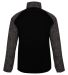 Badger Sportswear 1488 Sport Tonal Blend Fleece Lo Black/ Black Tonal Blend back view