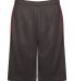 Badger Sportswear 2168 Youth Tonal Blend Panel Sho Graphite/ Red back view