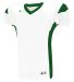 Badger Sportswear 2481 West Coast Youth Jersey White/ Kelly front view