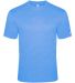 Badger Sportswear 4940 Triblend Performance Short  in Columbia blue heather front view