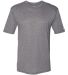 Badger Sportswear 4940 Triblend Performance Short  in Graphite heather front view