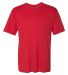Badger Sportswear 4940 Triblend Performance Short  in Red front view