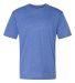 Badger Sportswear 4940 Triblend Performance Short  in Royal heather front view