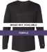 Badger Sportswear 4944 Triblend Performance Long S Purple front view