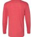Badger Sportswear 4944 Triblend Performance Long S Red Heather back view