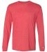 Badger Sportswear 4944 Triblend Performance Long S Red Heather front view