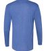 Badger Sportswear 4944 Triblend Performance Long S Royal Heather back view