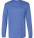 Badger Sportswear 4944 Triblend Performance Long S Royal Heather front view