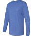 Badger Sportswear 4944 Triblend Performance Long S Royal Heather side view
